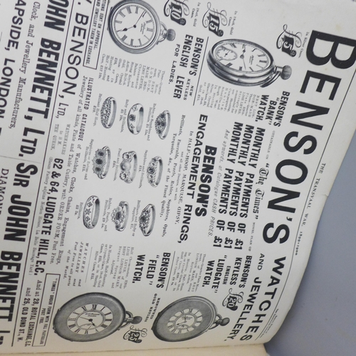 2053 - An 1899-1900 Illustrated London News, The Transvaal War picture/record