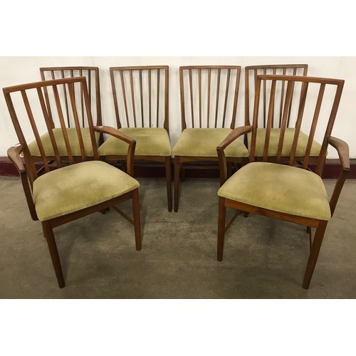52 - A set of six McIntosh teak dining chairs