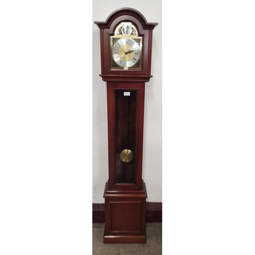 267 - A Rapport beech dwarf longcase clock