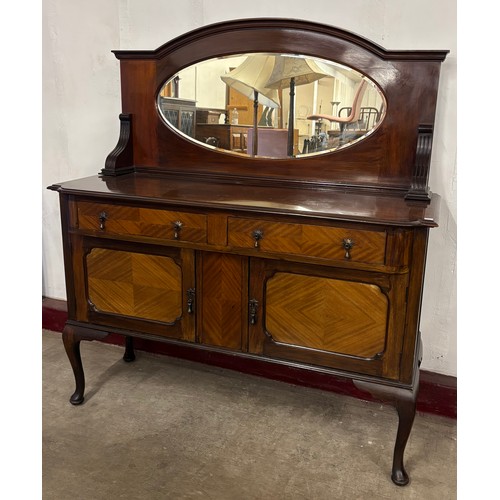 271E - An Edward VII mahogany mirrorback sideboard