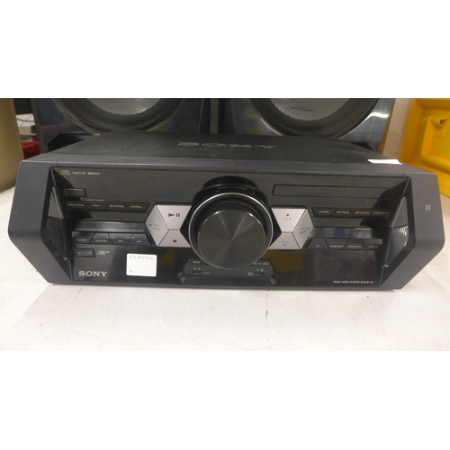 5080 - A Sony model no HCD-Shake33 compact disc receiver/home audio system with a pair of SS-Shake33 speake... 