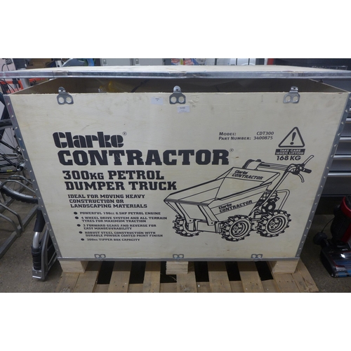 5150 - A Clarke contractor CDT300 300kg petrol dumper truck *This lot is subject to VAT