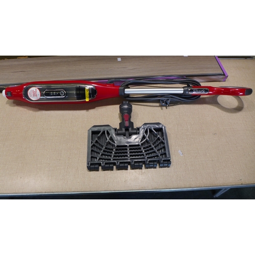 6165 - LED clock with temperature, A quantity of oak laminate flooring, and a Shark steam mop, (359A-37,75,... 