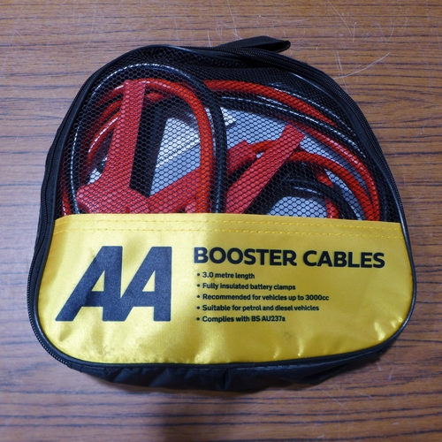 6130 - Five AA 3M booster cables for vehicles up to 3000cc, suitable for petrol and diesel vehicles (£11.86... 