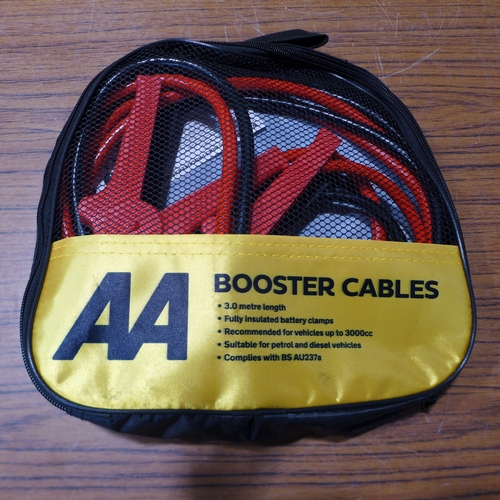 6131 - Five AA 3M booster cables for vehicles up to 3000cc, suitable for petrol and diesel vehicles (£11.86... 