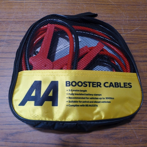 6139 - Five AA 3M booster cables for vehicles up to 3000cc, suitable for petrol and diesel vehicles (£11.86... 