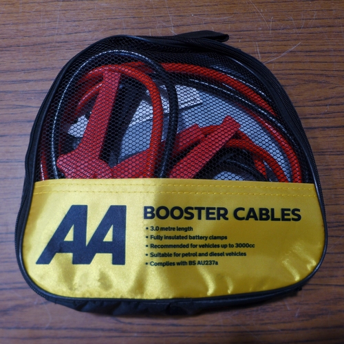6150 - Five AA 3M booster cables for vehicles up to 3000cc, suitable for petrol and diesel vehicles (£11.86... 