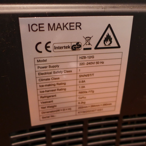 6166 - Silonn Countertop Ice Maker Machine, original RRP £79.98 + VAT (AJSAm4-166) *This lot is subject to ... 