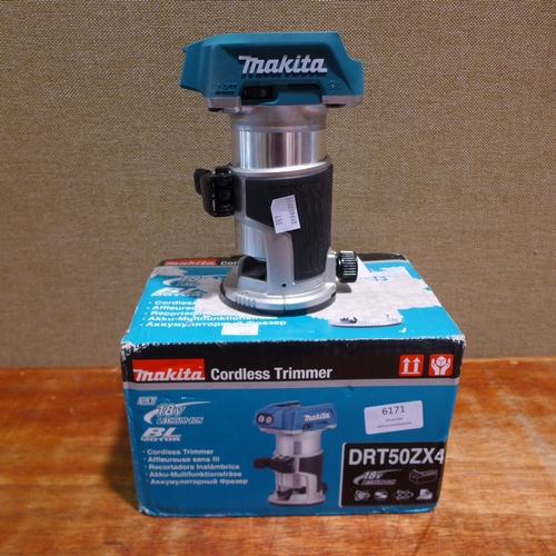 6171 - Makita Brushless Router/Trimmer - (Batteries And Charger Not Included), original RRP £164.22 + VAT (... 