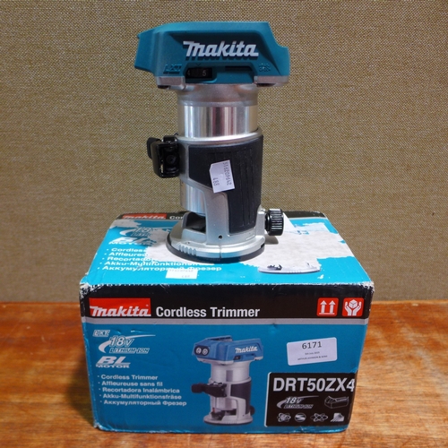 6171 - Makita Brushless Router/Trimmer - (Batteries And Charger Not Included), original RRP £164.22 + VAT (... 