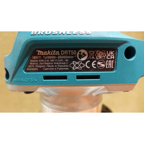 6171 - Makita Brushless Router/Trimmer - (Batteries And Charger Not Included), original RRP £164.22 + VAT (... 