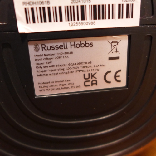 6174 - Russell Hobbs dehumidifier (Model no - RHDH1061B),  original RRP £39.99 + VAT (AJSAm4-354) *This lot... 