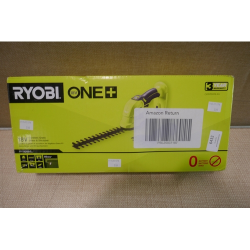 6432 - Ryobi lawn shears 18v (battery and charger not included) original RRP £59.99 + VAT (AJSAm4-535) *Thi... 