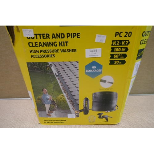6434 - KÃrcher pipe and gutter cleaning accessory, original RRP £64.99 + VAT (AJSAm4-534) *This lot is subj... 