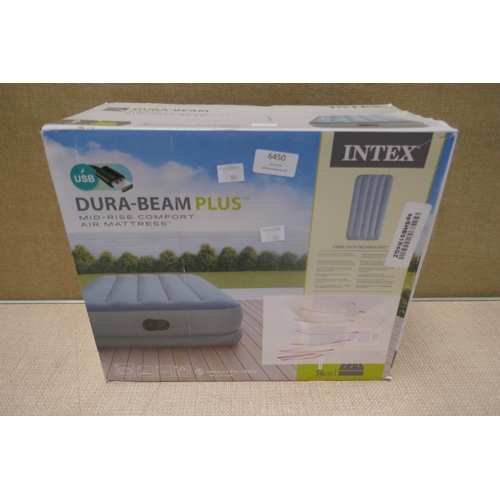 6450 - Intex twin dura-beam comfort air bed, original RRP £31.38 + VAT (AJSAm3-567) *This lot is subject to... 
