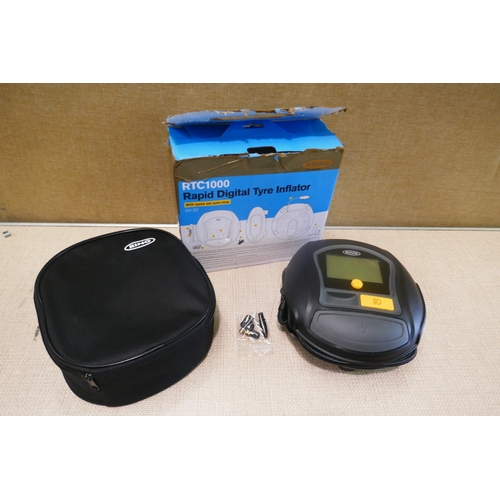 6457 - Ring Automotive - rapid tyre inflator RTC1000 12V, original RRP £38.99 + VAT (AJSAm4-557) *This lot ... 