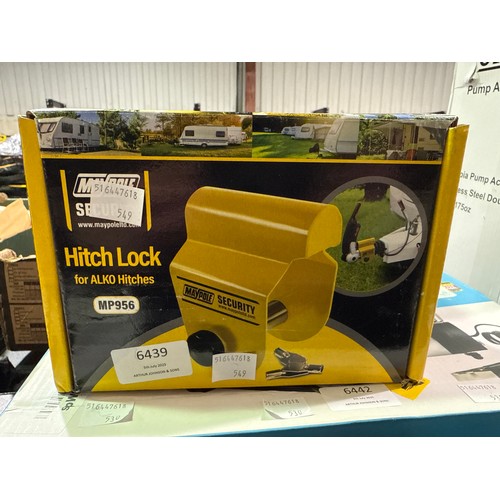 6439 - Maypole Hitchlock suitable for securing caravan and trailer hitches, original RRP £46.85 + VAT (AJSA... 