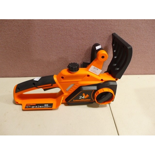 6179 - LawnMaster Cordless Chainsaw 24v, original RRP £109.99 + VAT (AJSAm4-491) *This lot is subject to VA... 