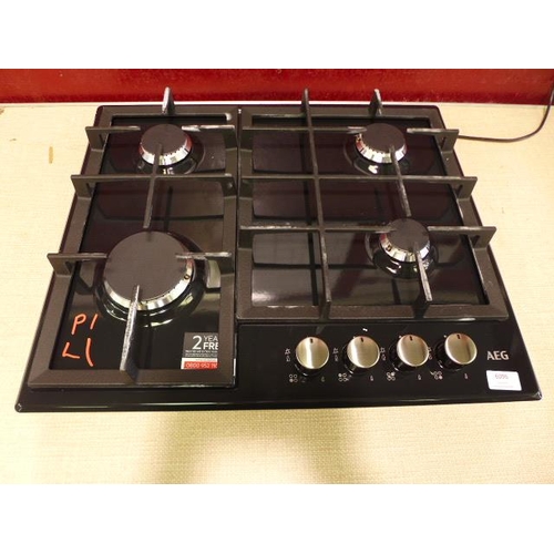 6095 - AEG 4 zone gas hob (507-1) *This lot is subject to VAT