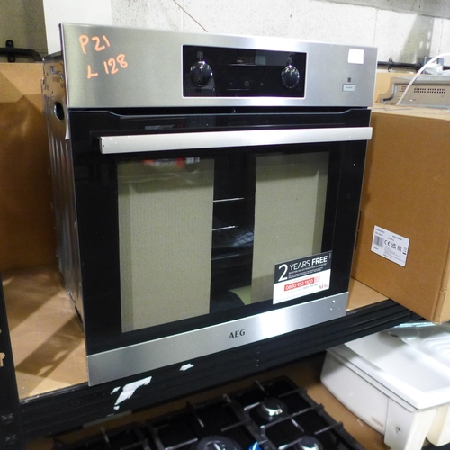 6122A - AEG single multifunction oven  (transit damage) (505-128) *This lot is subject to VAT