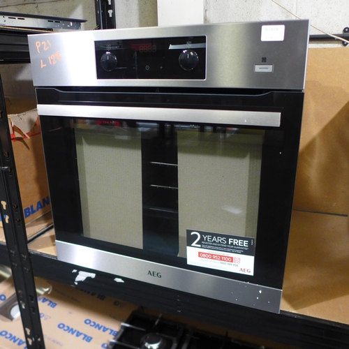 6122A - AEG single multifunction oven  (transit damage) (505-128) *This lot is subject to VAT