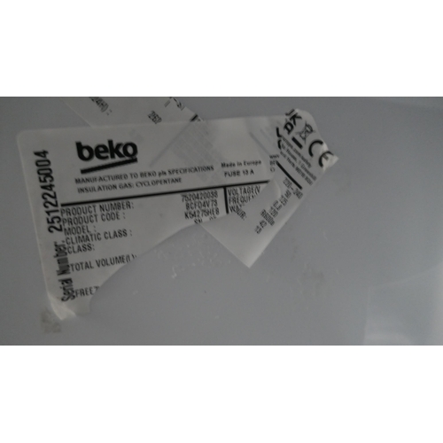 6260 - Beko 70/30 integrated fridge freezer - frost free (505-14) *This lot is subject to VAT