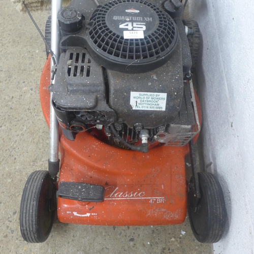 5199 - A Classic 47BR self propelled petrol mower with a Quantum XM 45 engine