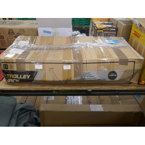 5328 - A boxed trolley jack *This lot is subject to VAT