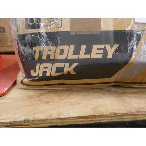5328 - A boxed trolley jack *This lot is subject to VAT