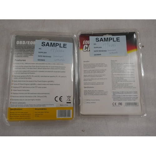 5333 - Two OBDII/EOBD code readers *This lot is subject to VAT