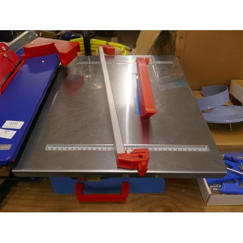 5339 - Two sample 240v electric tile cutters *This lot is subject to VAT