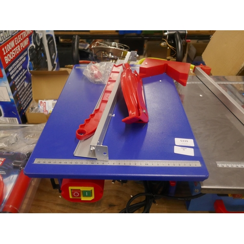 5339 - Two sample 240v electric tile cutters *This lot is subject to VAT