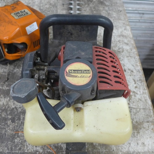 5172 - A Stihl FS80 petrol bush cutter and a Mountfield HT55 petrol hedge cutter