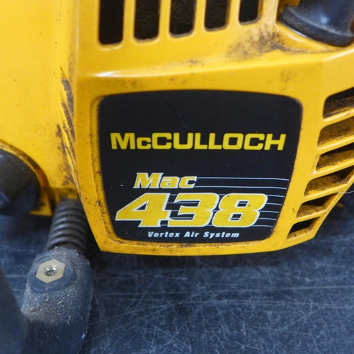 5179 - Three petrol chainsaws, McCulloch Mac 738, McCulloch Mac 438 and a Gardline chainsaw
