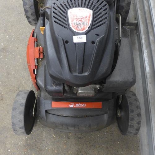 5208 - An Efco Command petrol lawnmower with 159cc engine