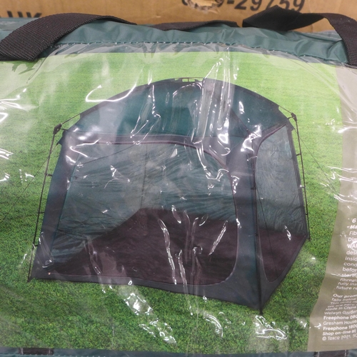 5225 - Two Tesco 6 person living area tents *This lot is subject to VAT