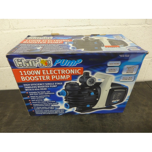 5303 - A boxed Clarke pump EBP1100 1100w electronic booster pump *This lot is subject to VAT