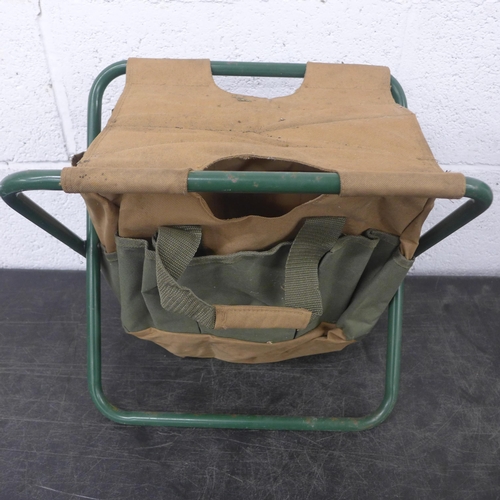 5325 - A quantity of assorted fishing items including rod, tackle bag, a reel, etc.