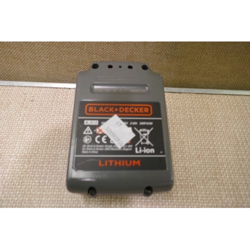 6197 - Black and Decker Lithium-Ion battery 13v, original RRP £33.47 + VAT (AJSAm4-45) *This lot is subject... 