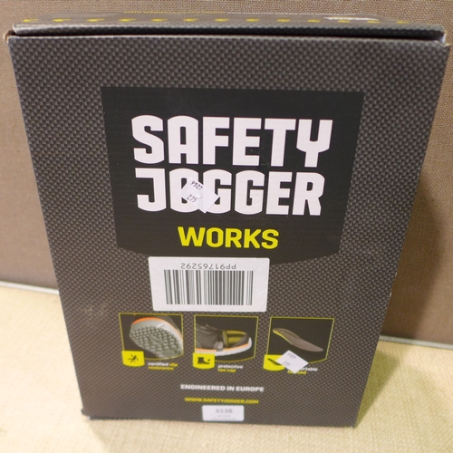 6138 - BESTBOY Black Leather Safety Boots (Size UK12) original RRP £34.99 + VAT (AJSAm4-275) *This lot is s... 