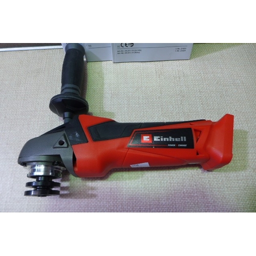 6161 - Einhell Power X-Change 115mm Cordless Angle Grinder (Battery Not Included) original RRP £39.98 + VAT... 