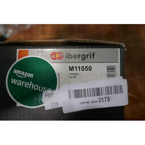6165 - Ibergrif Chrome Brass Sink Mixer Taps, original RRP £30.29 + VAT (AJSAm4-279) *This lot is subject t... 