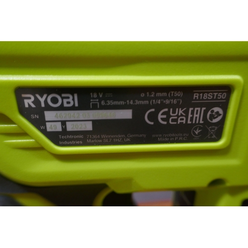 6173 - Ryobi 1+ 18v compression drive stapler *This lot is subject to VAT
