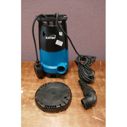 6175 - Katsu submersible water pump *This lot is subject to VAT