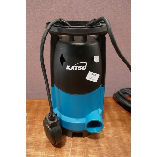 6175 - Katsu submersible water pump *This lot is subject to VAT