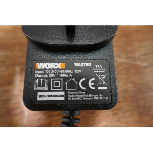 6179 - Worx charger, 20V WA3760  *This lot is subject to VAT