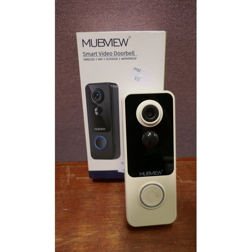 6190 - MUBVIEW Wireless Doorbell Camera with Chime, original RRP £39.18 + VAT (AJSAm4-111) *This lot is sub... 