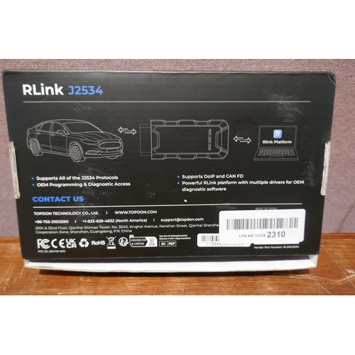 6216 - TOPDON RLink J2534 Pass-Thru Programmer, OEM Reprogramming and Diagnostic Tool, original RRP £312 + ... 