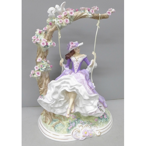 A Royal Worcester figure 'Summer's Dream', limited edition, boxed