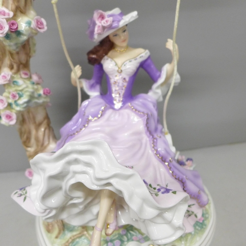 A Royal Worcester figure 'Summer's Dream', limited edition, boxed